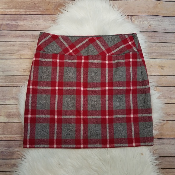 Eddie Bauer Dresses & Skirts - EDDIE BAUER Wool Blend Plaid Pencil Skirt Size 10